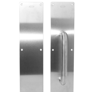 Placa de Empuje con Jaladera Acero Inox