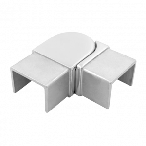 Mini Railing Cuadrado Codo Horizontal Ajustable