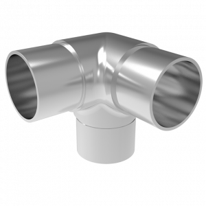 Conector Escuadra Triple Tubos 1-1/2"