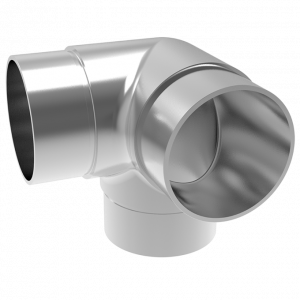 Conector Escuadra Triple Tubos 2"