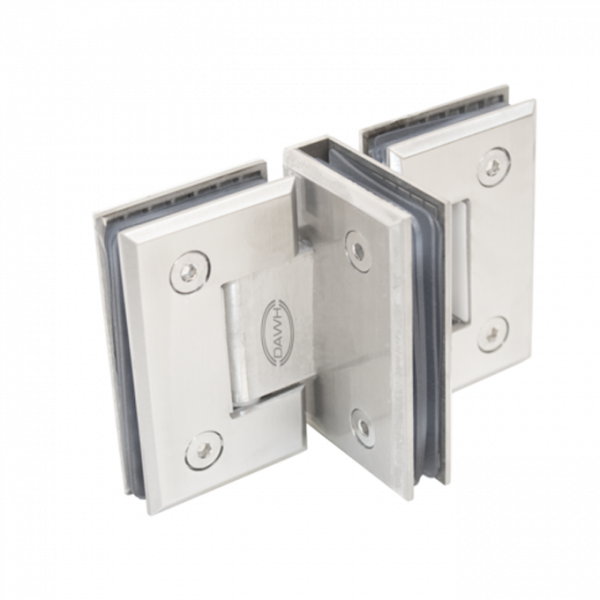 Bisagra Cristal-Cristal 180° con Fijo