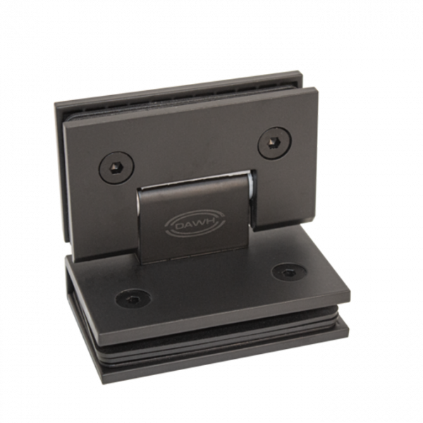 Bisagra Cristal-Cristal 90° Sin Bisel