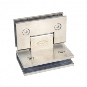 Bisagra Cristal-Cristal 90° Sin Bisel