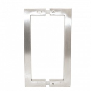 Jaladera Para Cristal Tipo C Cuadrada 20 cm