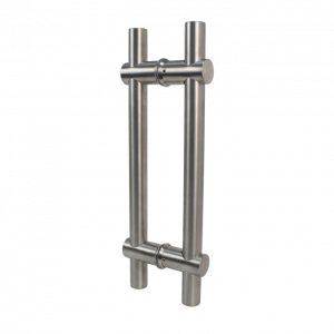 Jaladera Para Cristal Tipo H con Centro Ajustable