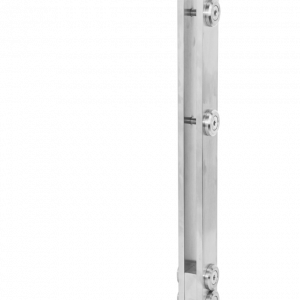 Poste de Placa Solida Para Barandal de Cristal